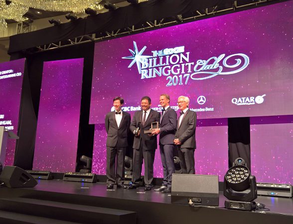 Westports bags 2 awards at the Edge Billion Ringgit Club 2017
