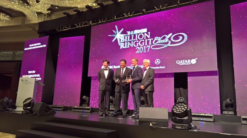 Westports bags 2 awards at the Edge Billion Ringgit Club 2017