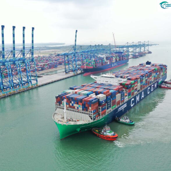 MAIDEN CALL BY THE WORLD’S LARGEST LIQUEFIED NATURAL GAS (“LNG”) CONTAINER VESSEL, CMA CGM JACQUES SAADÉ AT WESTPORTS