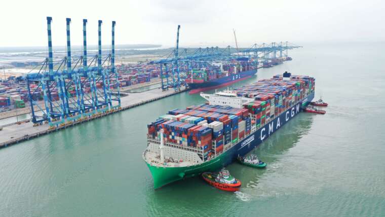 MAIDEN CALL BY THE WORLD’S LARGEST LIQUEFIED NATURAL GAS (“LNG”) CONTAINER VESSEL, CMA CGM JACQUES SAADÉ AT WESTPORTS